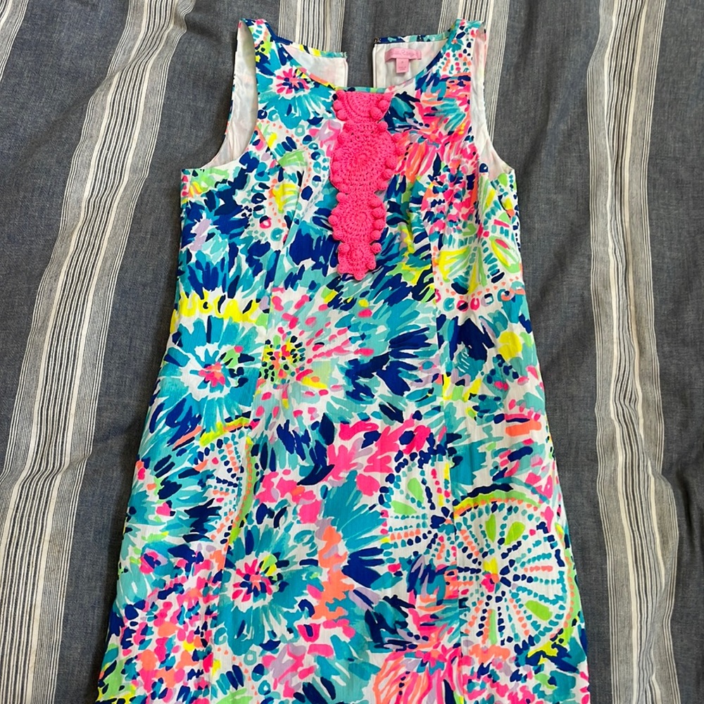 Neon Lilly Pulitzer Shift Dress